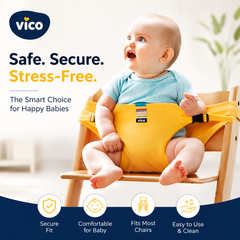VICO™ Portable Baby High Chair Safety Harness (⭐⭐⭐⭐⭐ 5,000+ Happy Parents) ✅ Buy 2 Get 10% Extra Off