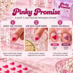 Drink Test Nail Stickers – Portable Drink Safety Test 💅