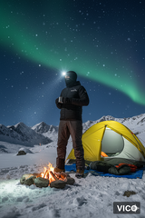 VICO Winter Fleece Balaclava – Outdoor Warm Hat, Neckband & Windproof Ski Mask for Cycling & Cold Weather